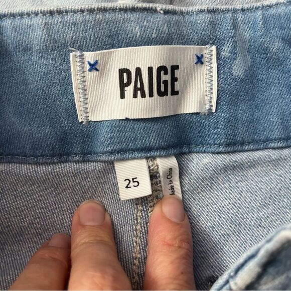 Paige Brooklyn High Waist Wide Leg Jeans 25 - Picture 3 of 8